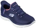 Skechers SUMMITS-DIAMOND DREAM Slip-On Sneaker Schlupfschuh, Freizeitschuh mit praktischer Slip-Ins Funktion