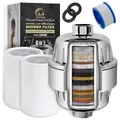 AquaHomeGroup 20-stufiger Duschkopf-Filter mit Vitamin C, E und A