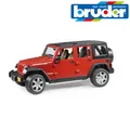 Bruder Spielzeug 02525 Jeep Wrangler Unlimited Rubicon Eröffnung Motorhaube Türe