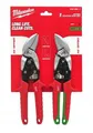 Milwaukee 4932499017 2-teiliges versetztes Luftfahrtscheren-Set