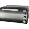 Bomann Minibackofen, Schwarz, Metall, Glas, 52.4x29.7x41.7 cm, herausnehmbares Krümelblech, Timer, akustisches Signal Ein-/Aus, Innenbeleuchtung, Küchengeräte, Sonstige Küchengeräte