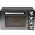 ProfiCook® Minibackofen 30L | Umluft + Ober-/Unterhitze | Mini Backofen mit Drehspieß und Pizzastein | 100°C - 230°C | Minibackofen mit Umluft und Timer | Backofen klein 1500W | PC MBG 1277