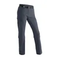 Maier Sports Arolla, Damen Wanderhose, Wasserabweisende Outdoorhose für Trekking und Hiking, Praktische Zipp-Off-Funktion, PFC-frei, mSTRETCH pro 4 & Dryprotec