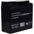 Powery Powery Blei-Gel Akku 12V 18Ah, 12V, Lead-Acid