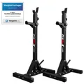 K-SPORT Kraftstation 2 x Langhantelständer, (Squat-Rack für Langhanteltraining, Kniebeugeständer, Langhantelablage bis 250kg), Made in EU!