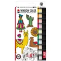 0406000000126  Window Color fun & fancy, Lama, Transparentfarbe auf Wasserbas...