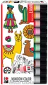 Marabu Window Color Set "LAMA" 10 x 25 ml