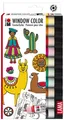 10 Marabu Window Color Set 'LAMA', 10 x 25 ml