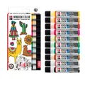 Marabu Window Color Set LAMA 10x 25ml Fenstermalfarbe Tranparentfarbe Bastelset