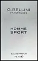 G. Bellini HOMME SPORT for Men Eau de Parfum EdP Spray Herren Duftzwilling 75ml