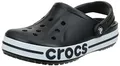 Crocs Unisex Erwachsene Bayaband Clog Clog, Black/White, 46/47 EU