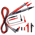 KAIWEETS Multimeter Zubehör Set 8 Stück Krokodilklemmen Nadelsonden Mini