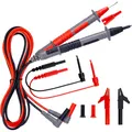 Messleitungen Multimeter Zubehör Set 8 Stück Krokodilklemmen Prüfsonden
