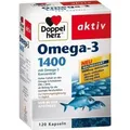 DOPPELHERZ Omega-3 1.400 Kapseln 120 St PZN 10532502