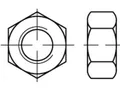 5 x Sechskantmuttern, ISO-Typ 1 ISO 4032 8 M 48 VES, CAB FASTENING
