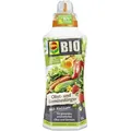 Compo Dünger Bio Obst- und Gemüsedünger, Flüssigdünger, extra Kalium, 1 Liter