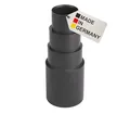 BAUHELD 1x Staubsauger-Schlauch Aufsatz [Made in Germany] - Adapter für Staubsauger-Düse aus stabilem PVC-Gummi - Reduzierstück für Kärcher Parkside Bosch Makita Festool Eibenstock - Schwarz