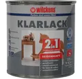 Wilckens Farben Klarlack Lack 2in1 seidenmatt, 750 ml oder 375ml, geeignet für Kinderspielzeug, Innen- und Außenbereich