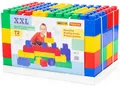 WADER QUALITY TOYS Bausteine Bausteinblock XXL 72 Stück 12M+ Spielbausteine, (72 St)