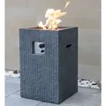 MODENO Gasfeuerstelle Mayon ca. 45x45xH70 cm Feuerstelle Gaskamin Gasheizer