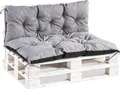 Palettenauflage Palettenkissen Kissen Palettensofa Euro Paletten Polster MH-TMPA Grau