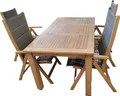Endorphin Endorphin GARTENSET aus Akazienholz im Teakholz look, , 4 Klappsessel