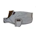 Kentucky - Hundemantel reflektierend & wasserabweisend silber L 56cm