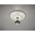 Bemalbare Led Stuckrosette Gipsleuchte In Weiß Für Decken, Ø 30cm