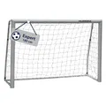 HUDORA Fußballtor Expert - großes Fußballtor für Kinder & Erwachsene - wetterfestes & standfestes Fußballtor mit engmaschigem Netz - Hochwertige Outdoor Torwand für Freizeit & Training