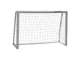 HUDORA Fußballtor Expert 180 - pulverbeschichtet für Outdoor, Farbe grau