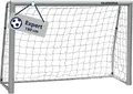 Hudora 76933/01 Fußballtor Expert grau Fußball 180x120x60 Tor 180 inkl. Heringe