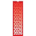 BRUNNEN Jahresplaner Streifenkalender Modell 702 13x45cm 1 Woche/Seite 2026.