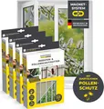 EASYmaxx Insect Protect Fliegengitter Fenster | zuschneidbares Moskitonetz | Insektenschutz Fenster bis 150 x 180 cm | Fliegennetz Magnet mit Pollenschutzgitter - leichte Montage ohne Bohren