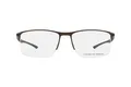 Porsche Design P 8752 B BROWN 57mm Brille, Fassung NEU!