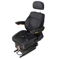Universal Traktorsitz Traktor Sitz mit Kopfstütze Gurt + Armlehne Feder Dämpfer