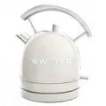 Vintage Wasserkocher KTL8 1,8L, Praktische kompakte Edelstahl 2200W, Schnelle...
