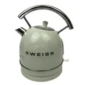 SWEISS Vintage-Wasserkocher KTL8 1,8 l Edelstahl kompakt praktis -