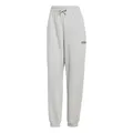 Adidas Women's Essentials LINEAR French Terry Cuffed Pants, medium Grey Heather/Black, S