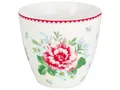 Greengate Becher Alivia Latte Cup white 0,35l, Steingut