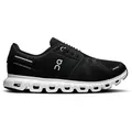 On Damen Cloud 6 Freizeitschuh - 38.5 - BLACK/WHITE
