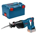 Bosch Akku-Säbelsäge GSA 18 V-Li SOLO ohne Akkus und Ladegerät in der 3er L-Boxx