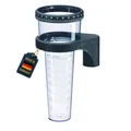 Regenmesser TFA Dostmann wetterfest schwarz 100 mm Niederschlagsmessgerät
