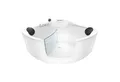 AcquaVapore Badewanne AcquaVapore Pool Badewanne Eckwanne Wanne S60-ALL 140x140cm mit Tür, (1-tlg), mit Ablaufgarnitur