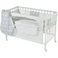 Roba Babybett, Weiß, Holzwerkstoff, 60x120 cm, Babymöbel, Babybetten, Beistellbetten