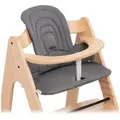 Hauck Hochstuhlauflage Dark Grey, Sitzkissen Sitzverkleinerer für Alpha+, Beta+ & Arketa grau