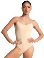 Capezio Damen Camisole Leotard w/BraTek Gymnastikanzug, Nude, M