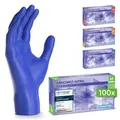 ARNOMED RAINBOW NITRIL OCEAN BLUE Nitrilhandschuhe blau puderfrei, VE 100 Stück 8/M