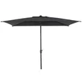 SIENA GARDEN Mittelstockschirm "Isa", rechteckig, LxBxH: 300 x 200 x 253 cm, Aluminium - grau