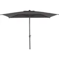 Siena Garden Marktschirm 200 cm x 300 cm Anthrazit mit Kurbelmechanik