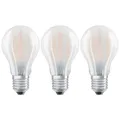 3 x Osram LED Filament Birnenform A60 7W = 60W E27 matt 806lm Neutralweiß 4000K